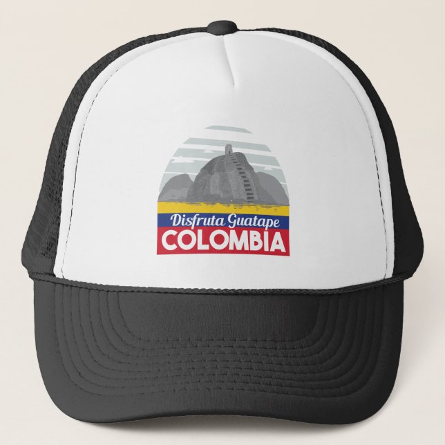 Casquette Colombie Chapeau de Vintage voyage de la bande de  (Devant)