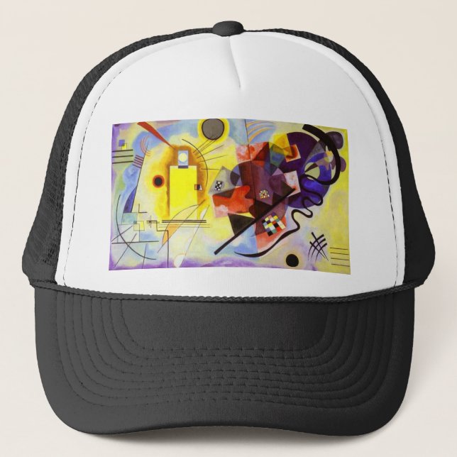 Casquette Color Study : Squares with Concentric Circles (Devant)