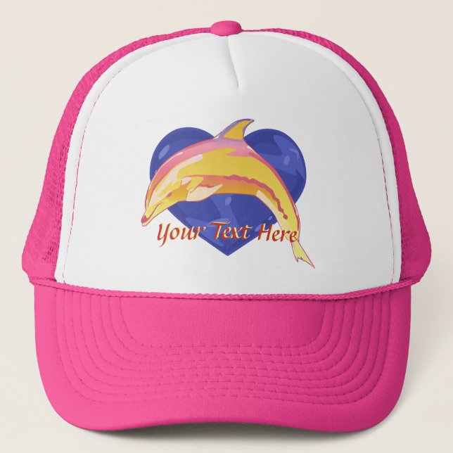 Casquette coloré de dauphin (Devant)