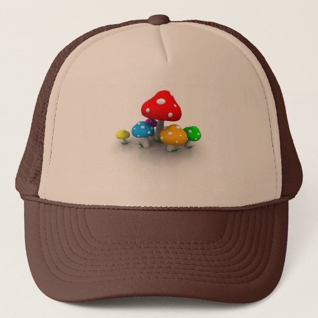 Casquette colored-mushrooms-1280x800 (Devant)