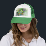 Casquette Colorful Fantasy Flower Modern Abstract Fractal<br><div class="desc">Fantasy flower fractal, abstract and modern.
Unique design for your trucker hat and more.</div>