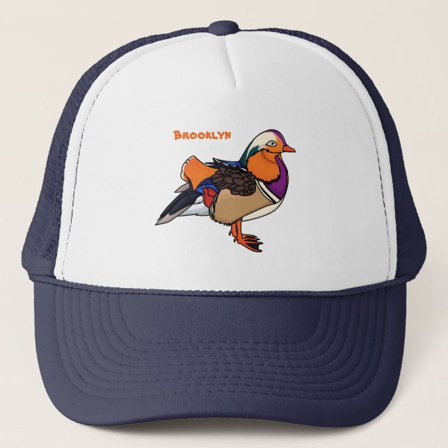 Casquette Colorful mandarin duck (Devant)