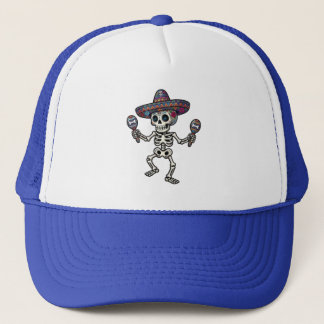 Casquette Colorful Mexican Skeleton Hat