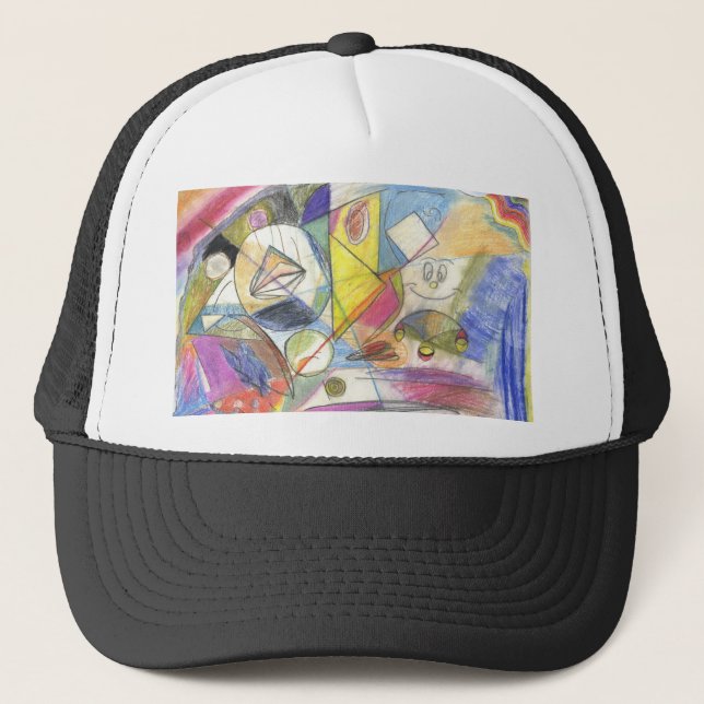 Casquette coloured painting (Devant)