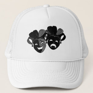 Casquette Comédie et tragédie Théâtre Masque Argent