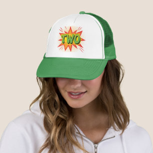 Casquette Comic Thème Baby 2e anniversaire Baseball en bas
