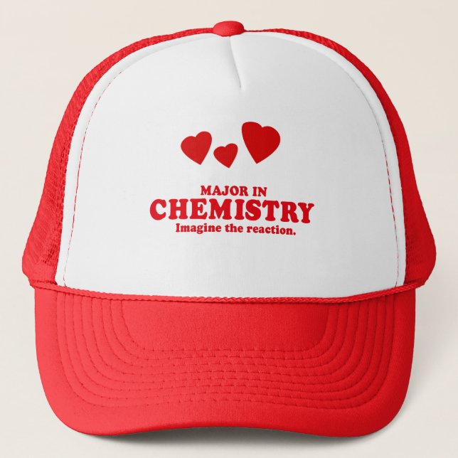 CASQUETTE COMMANDANT EN CHIMIE - IMAGINEZ LA RÉACTION (Devant)