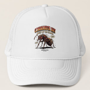 Casquette Commandant Fourmi Puissance de la Colonie Graphiqu