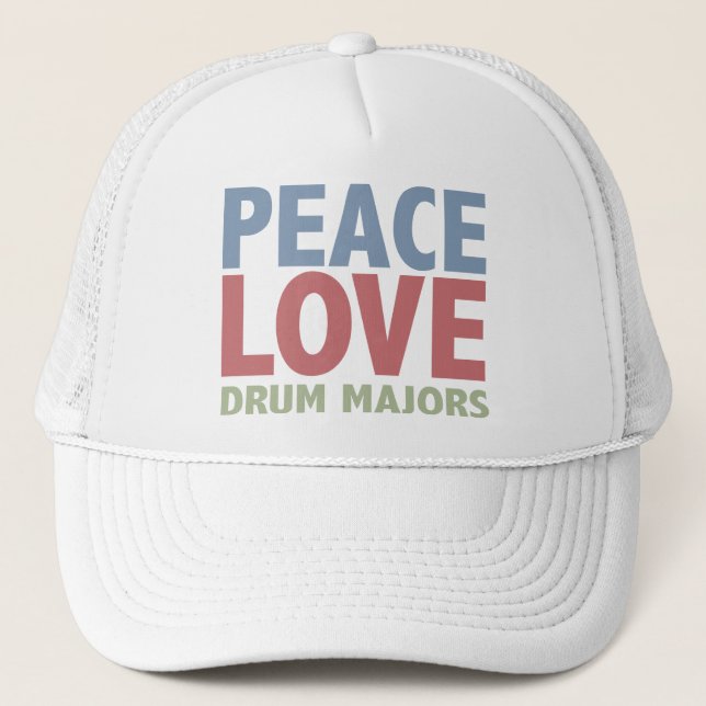 Casquette Commandants de tambour d'amour de paix (Devant)