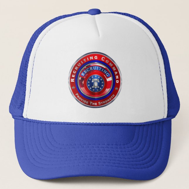 Casquette Commandement du recrutement de l'armée “Fournir la (Devant)