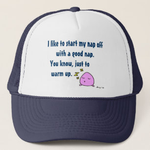 Casquette "Commencez Ma Sieste Avec Une Bonne Sieste" Casque