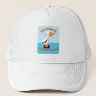 Casquette Comment ça gâche Pélican Cartoon Art Amusant