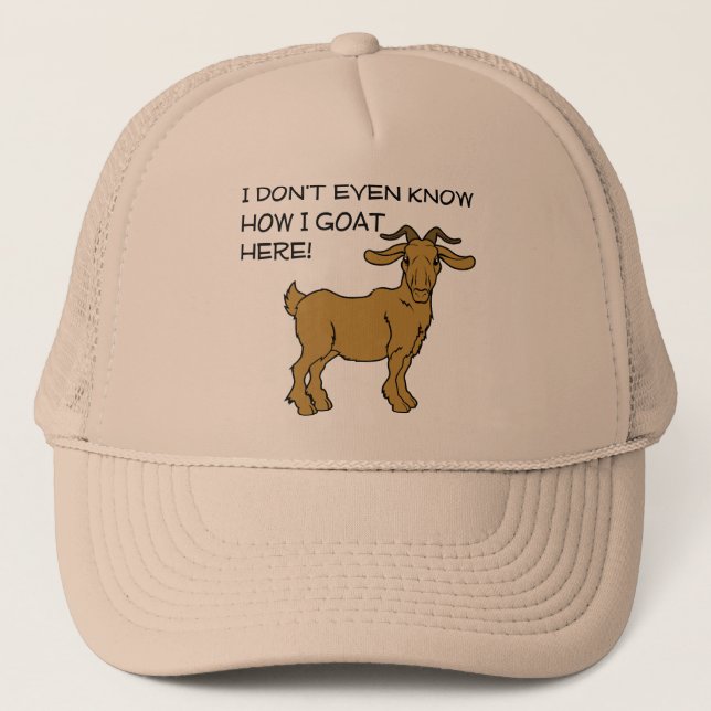 Casquette Comment je suis arrivé ici Chapeau drôle de balle (Devant)