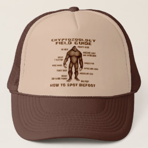 Casquette COMMENT REPÉRER BIGFOOT - guide de champ de