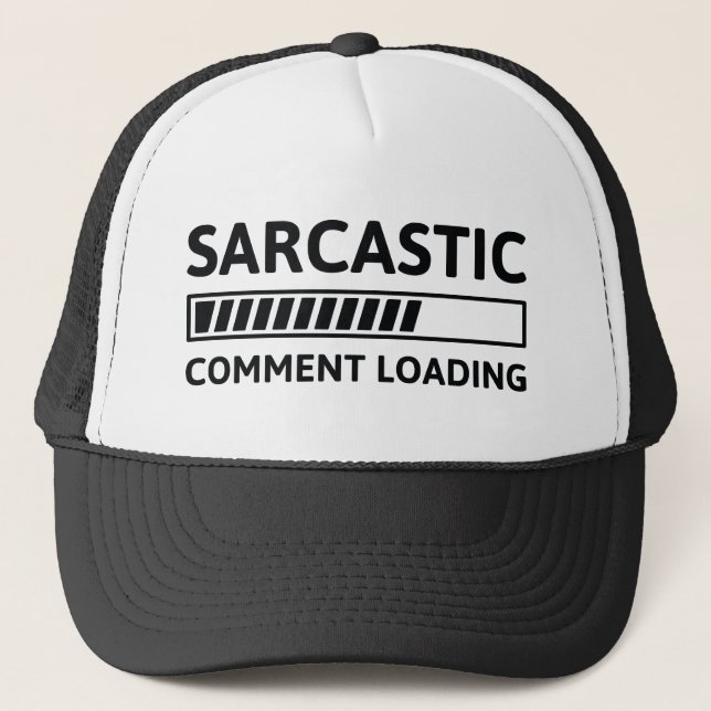 Casquette Commentaire sarcastique Chargement (Devant)
