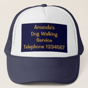 CASQUETTE COMMERCES, CHIEN QUI MARCHE.