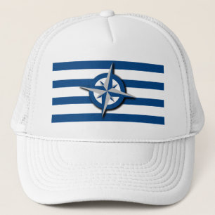 Casquette Compass and Stripe Nautical Inspecred