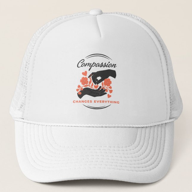 Casquette Compassion Changes Everything Inspirational (Devant)