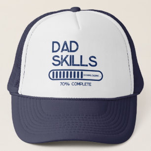 Casquette Compétences de Papa 70 Pour Cent Terminé Bleu Mari