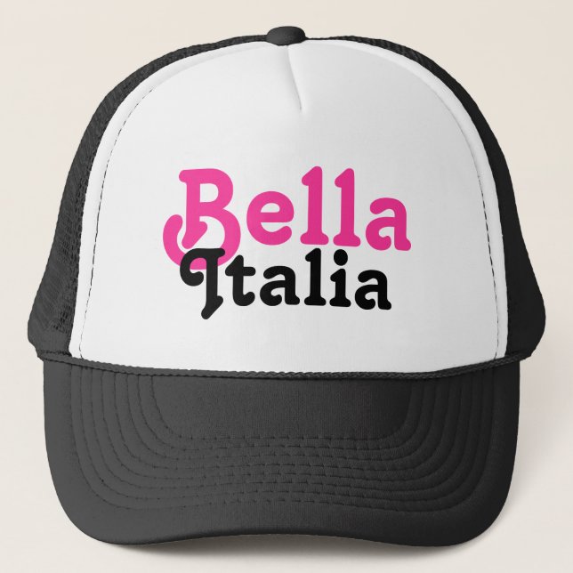 Casquette complet personnalisé Bella Italia (Devant)