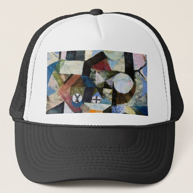 Casquette Composition avec la moitié jaune par Paul Klee (Devant)