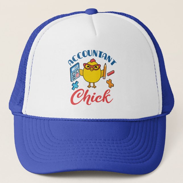 Casquette Comptable Chick Accounting CPA Graduation Women (Devant)