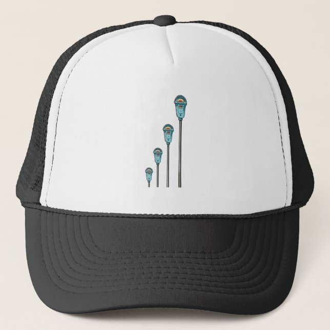 Casquette Compteur de stationnement rétro (Devant)
