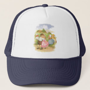 Casquette Comptines de Mère l'Oie Georgie Porgie vintage