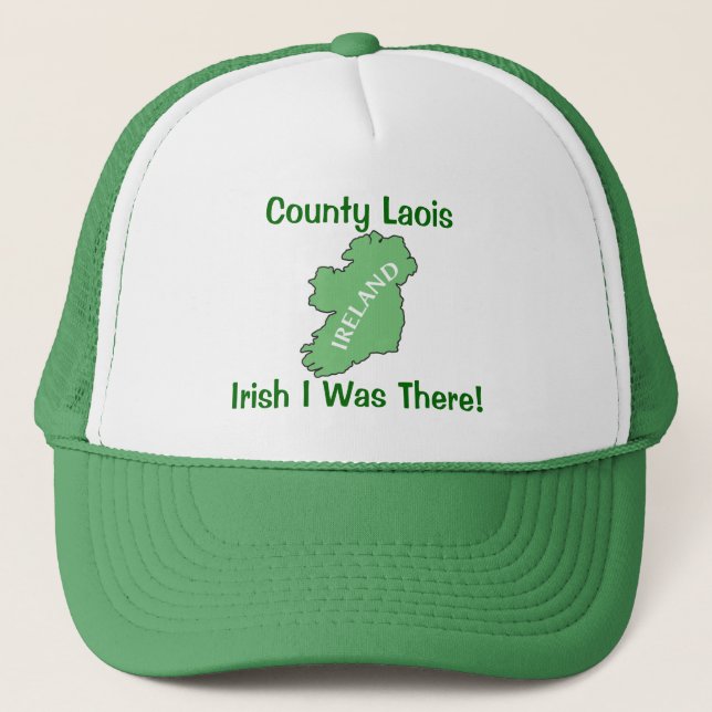 Casquette Comté de Laois Irlande Trucker Hat (Devant)