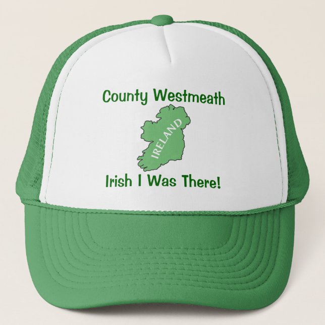 Casquette Comté Westmeath Irlande Trucker Hat (Devant)