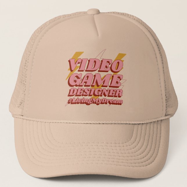 Casquette concepteur de jeux vidéo  (Devant)