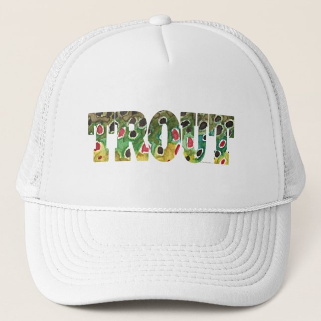 Casquette Conception Brown de truites (Devant)