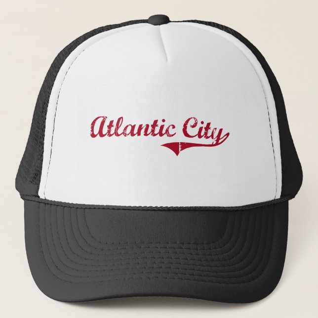 Casquette Conception classique de New Jersey d'Atlantic City (Devant)