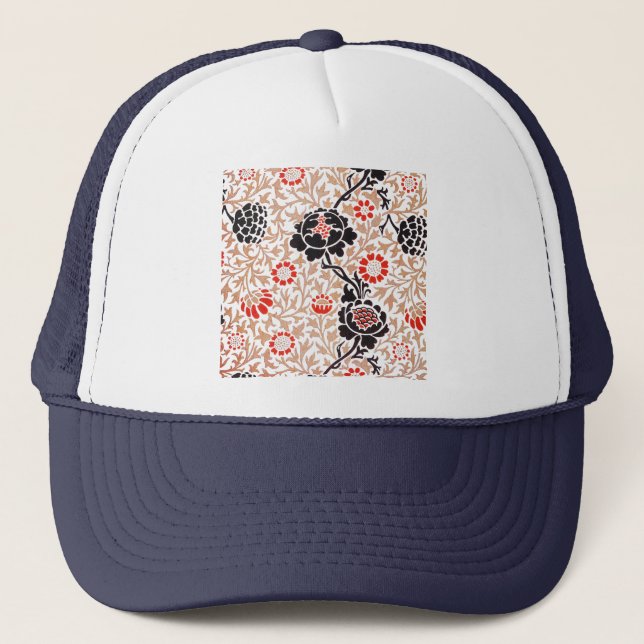 Casquette Conception d'art botanique de Grafton par William  (Devant)
