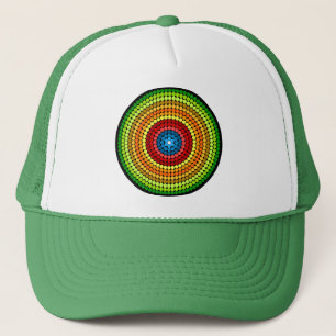 Casquette Conception d'art mandala abstrait pointillé-65904