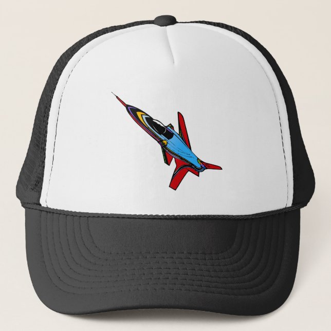 Casquette Conception d'avion-chasse Supersonic Airforce pour (Devant)
