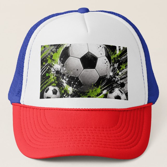 Casquette conception de ballon de football à capuchon de cou (Devant)