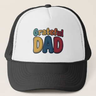 Casquette Conception de chemise à lettres bulles rétro Papa
