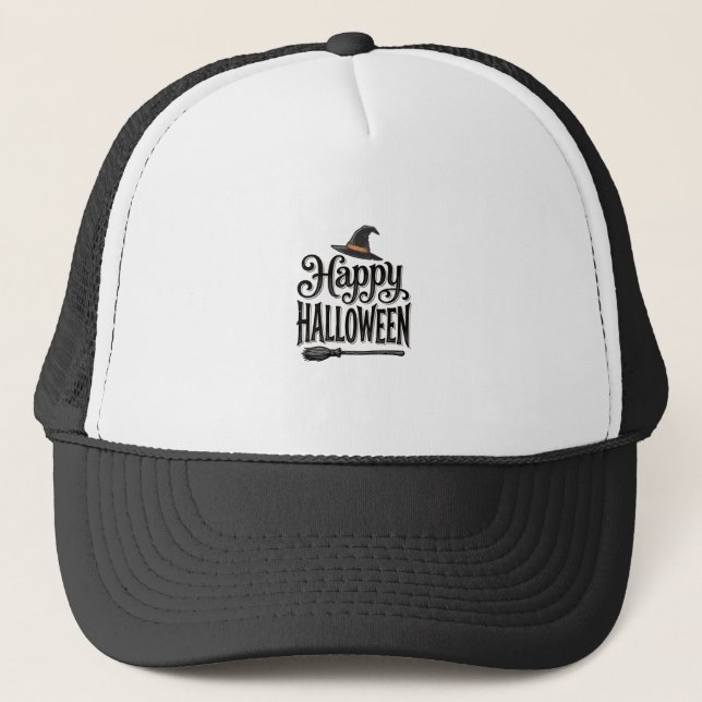 Casquette Conception de chemise de chapeau de sorcière Hallo (Devant)