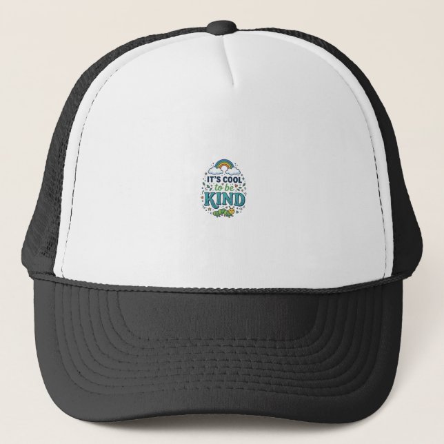 Casquette Conception de chemise de chenille arc-en-ciel Cool (Devant)
