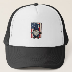 Casquette Conception de chemise de drapeau vintage Gnome pat