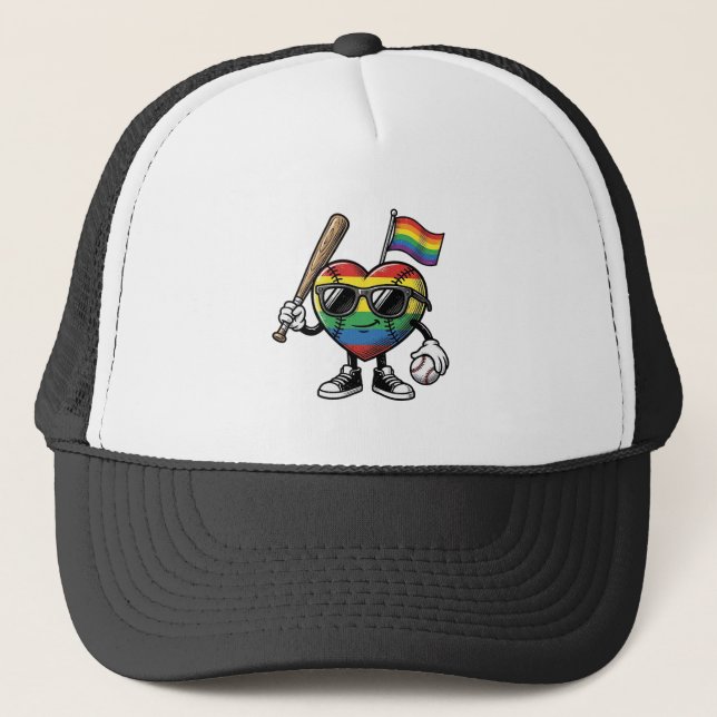 Casquette Conception de chemise de fierté de baseball de coe (Devant)