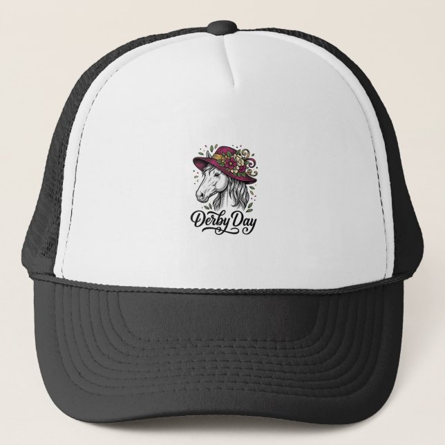 Casquette Conception de chemise de papa de cheval occidental (Devant)