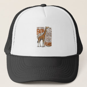 Casquette Conception de chemise inspirante vintage girafe Fa