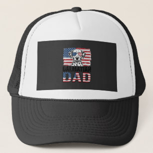 Casquette Conception de chemise pour chien vintage patriotiq