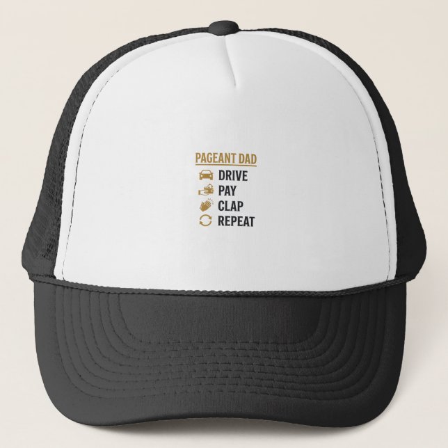 Casquette Conception de chemise Répéter Claquer Payer Condui (Devant)