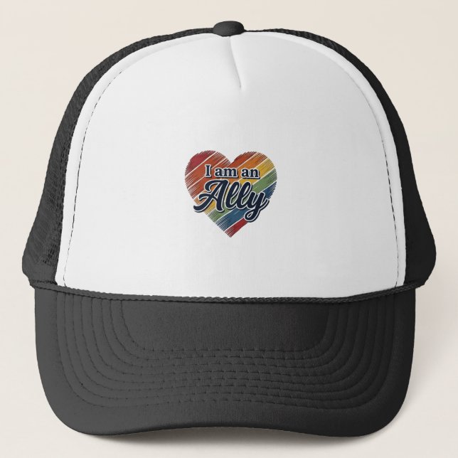 Casquette Conception de chemise vectorielle cœur allié arc-e (Devant)