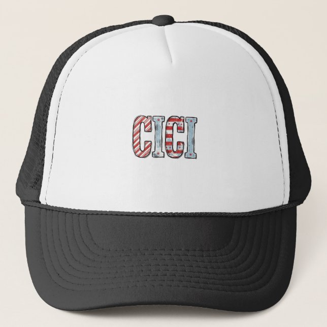 Casquette Conception de chemise vectorielle de nom CICI patr (Devant)