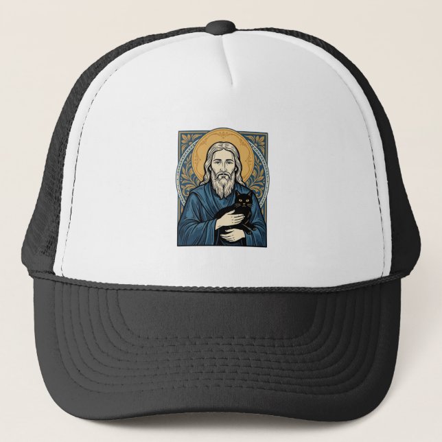 Casquette Conception de chemise vectorielle de portrait de c (Devant)