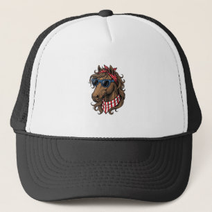 Casquette Conception de chemise vectorielle de tête de cheva